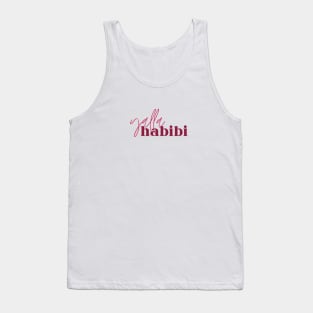 yalla habibi - two fonts Tank Top